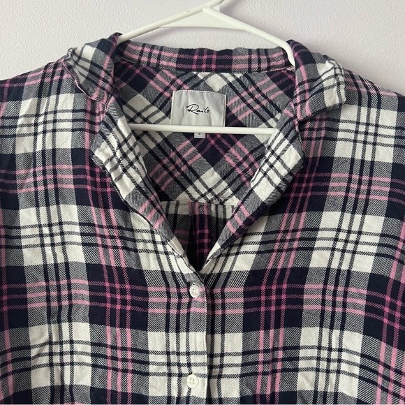 🪴 Rails Kellen White Midnight Candy Button Down Top Small - Picture 2 of 10